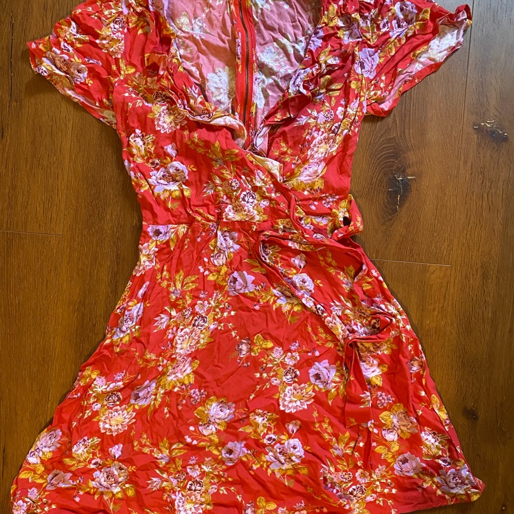 red sundress